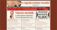 Desktop Screenshot of erotikusmunkak.hu