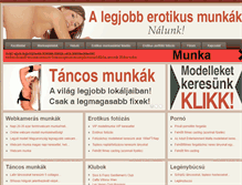 Tablet Screenshot of erotikusmunkak.hu